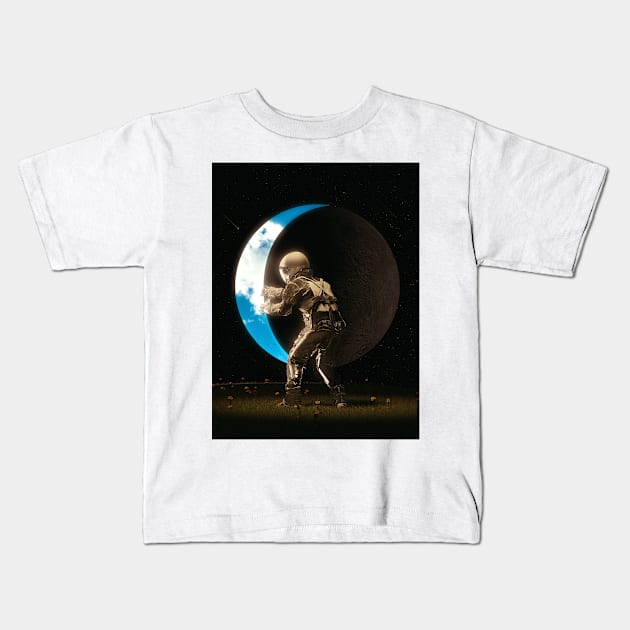 Space Out Kids T-Shirt by nicebleed